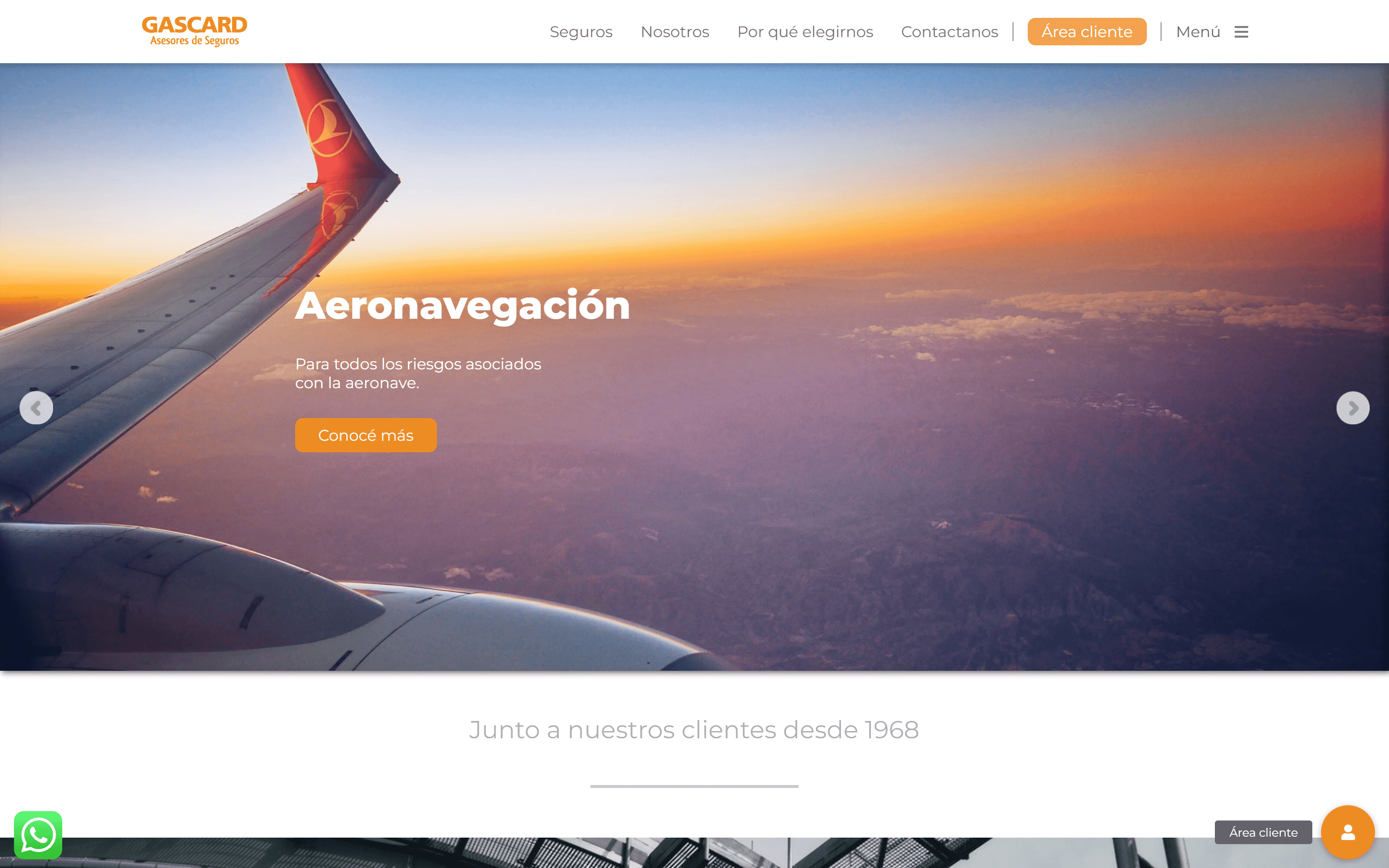 Gascard Seguros - Desktop