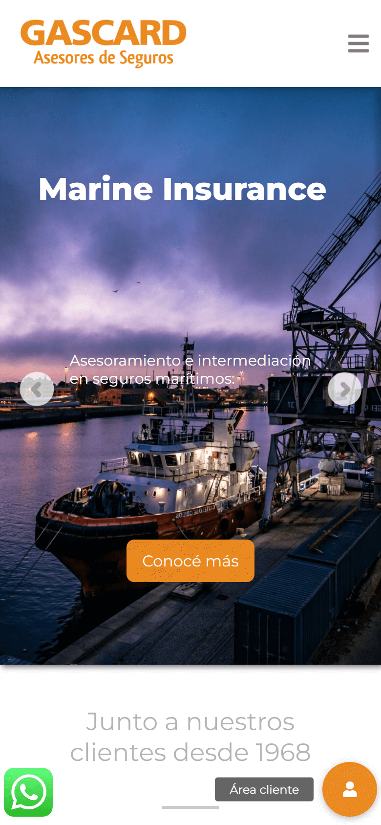 Gascard Seguros - Mobile